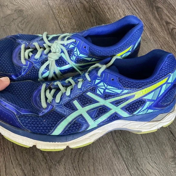 Asics | Shoes | Asics Womens Blue And Yellow Athletic Shoes  display picture 3
